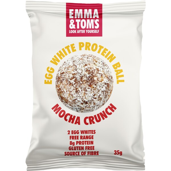 Emma & Tom's Egg White Protein Ball Mocha 35g