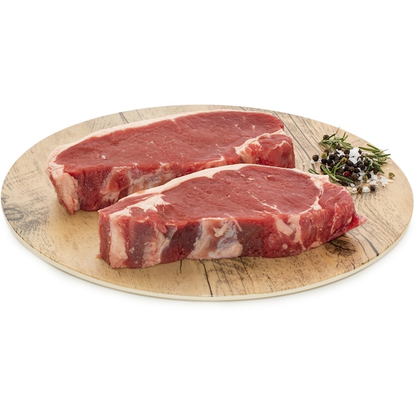 Woolworths Butcher Shop Beef Sirloin Steak New York Cut 1 Piece 300g - 400g