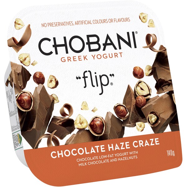 Chobani Flip Greek Yoghurt Choc Haze Craze 140g