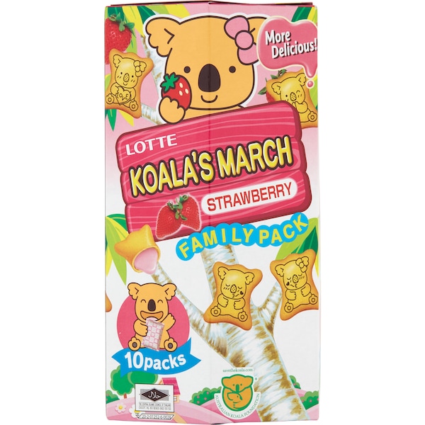 Lotte Koala's March Strawberry 10 pack