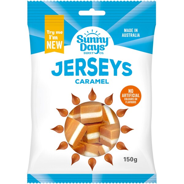 Sunny Days Sweet Co Jersey Caramel 150g
