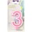 Whiz Pop Bang Number Candle 3 Assorted each