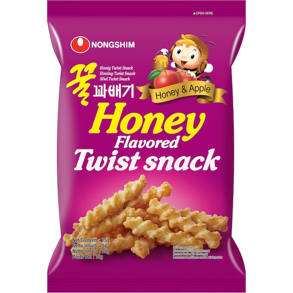 Nongshim Honey Flavoured Twist Snack 75g