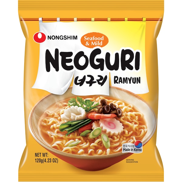 Nongshim Neoguri Ramyun Mild 5 Pack 120g