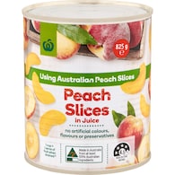 Woolworths Australian Peach Slices In Juice
