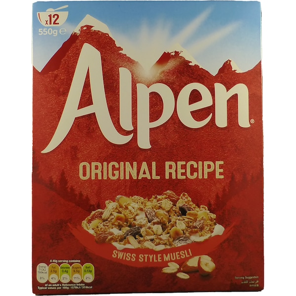 Alpen Muesli Original Recipe 550g