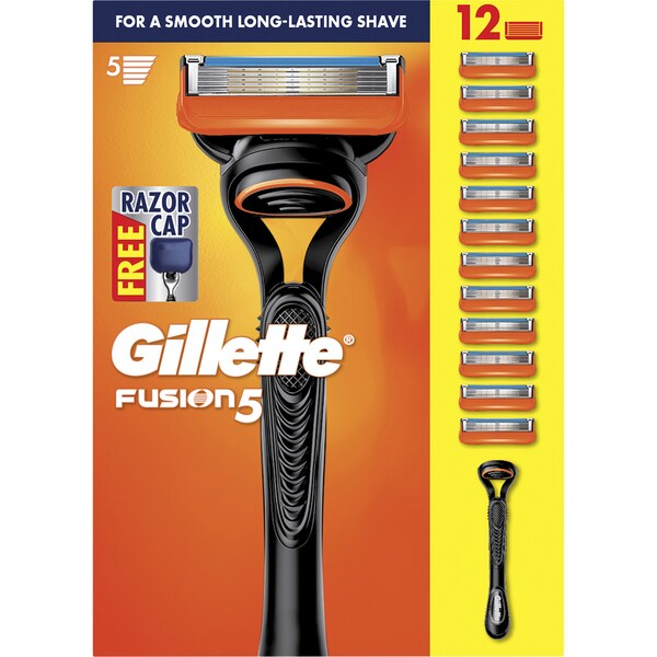 Gillette Fusion 5 Razors 12 Pack