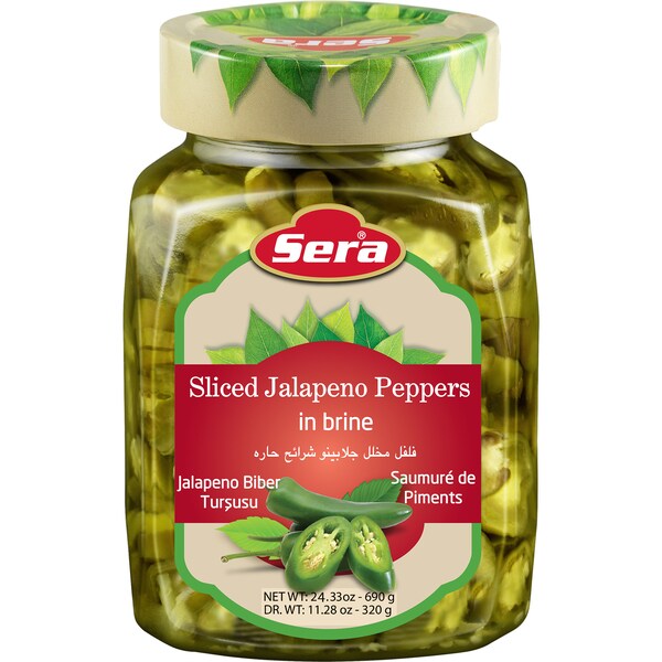 Sera Sliced Jalapeno Peppers In Brine 690g