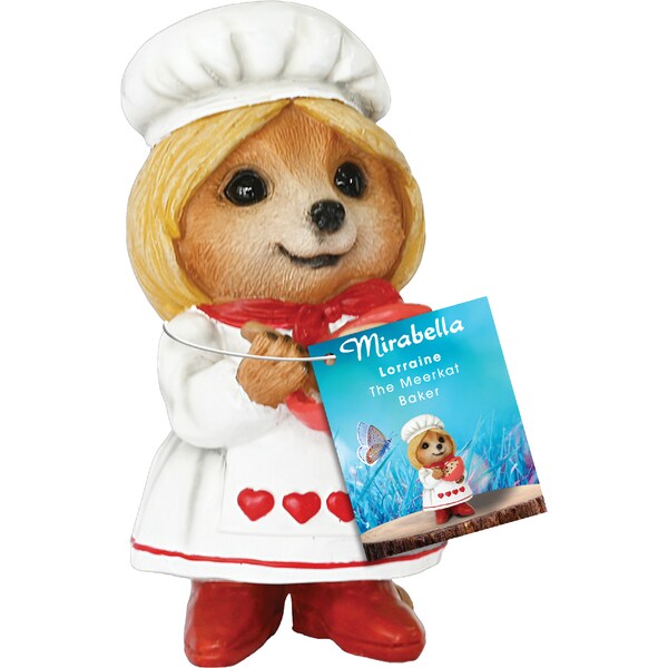 Mirabella Mini Meerkat Lorraine The Baker each