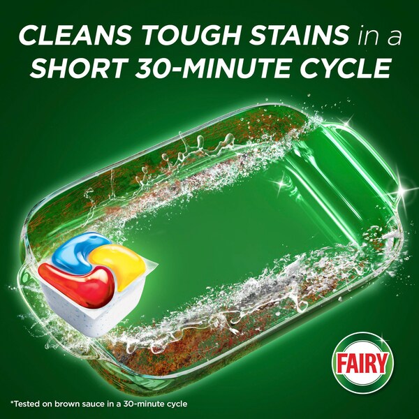 Fairy platinum plus 30 minute miracle dishwasher capsules 56 pack