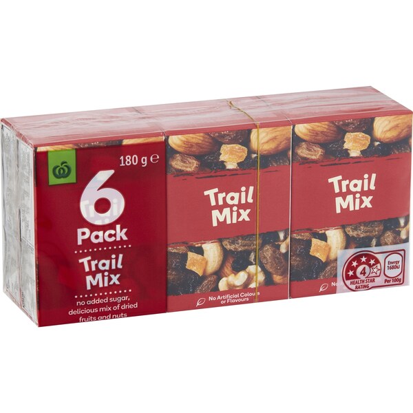 Woolworths Trail Mix 6 pack