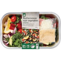 Woolworths Mediterranean Roast Vegetables With Fresh Lemon & Fetta