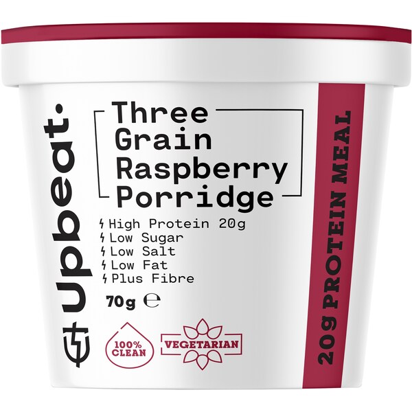 Upbeat Three Grain Raspberry Porridge 70g