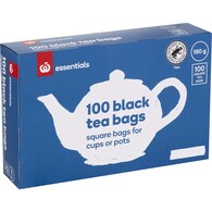Woolworths Essentials Black Tea Bags