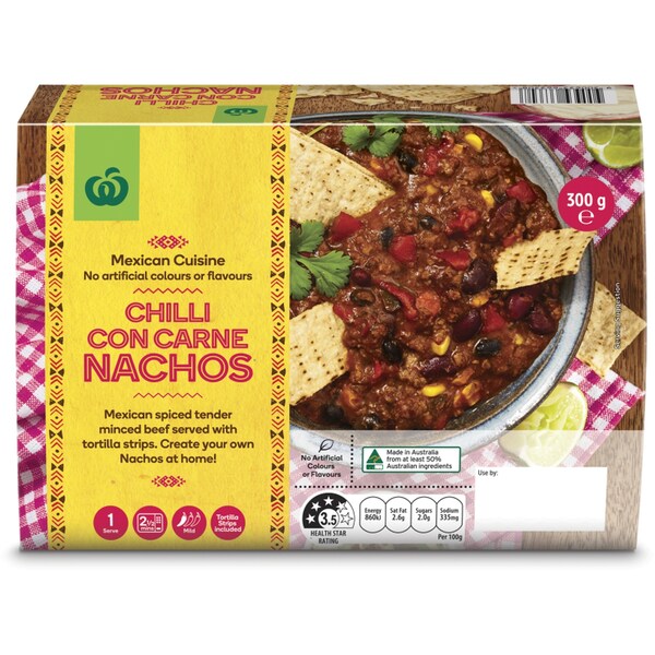Woolworths Nachos Ready Meal 300g