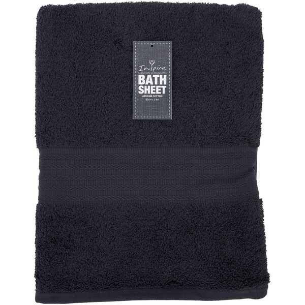Inspire Bath Sheet 480gsm Cotton Each