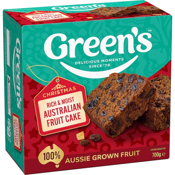 Green's Christmas Australian Fruit Cake 700g