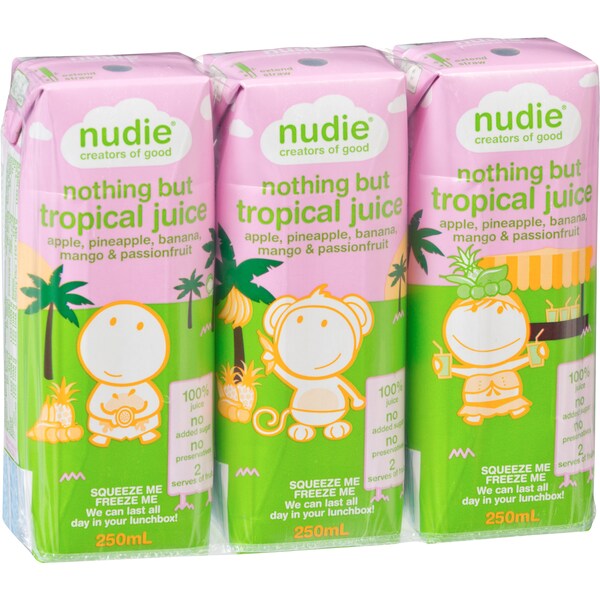 Nudie Kids Tropical Juice  3x250ml