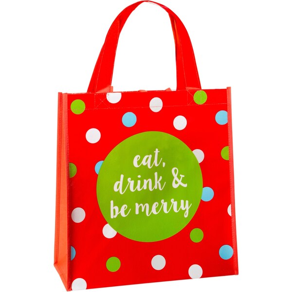 Christmas Shopping Bag Red Each