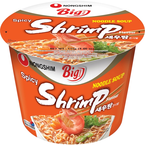 Nongshim Shrimp Big Bowl Noodle Soup 115g
