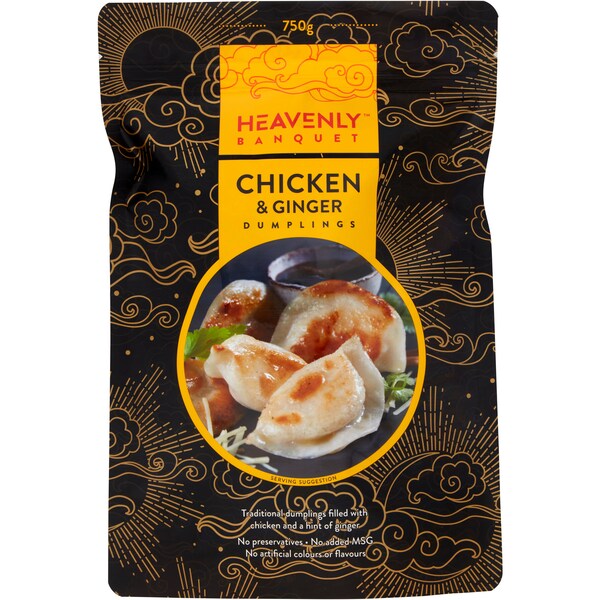 Heavenly Banquet Chicken & Ginger Dumplings 750g
