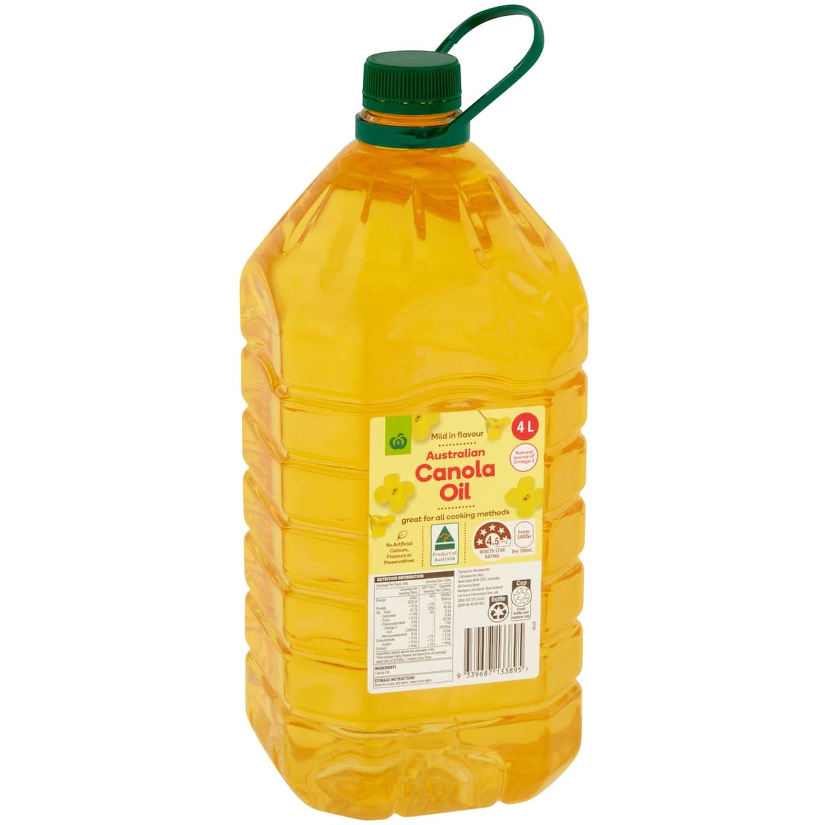 Woolworths Australian Canola Oil 4l | bunch