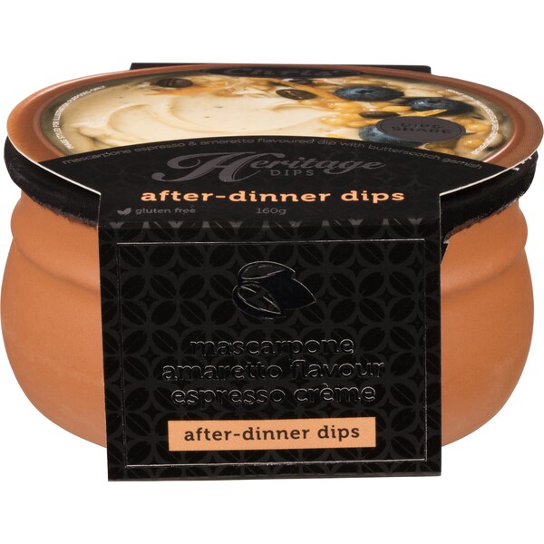 Chris' Heritage Mascarpone Espresso Creme Amaretti 160g