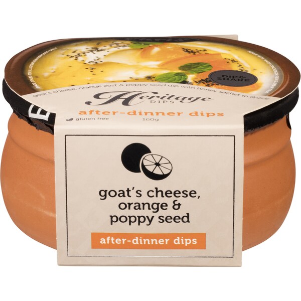 Chris' Cheese Orange  Poppy Seed & Honey 160g
