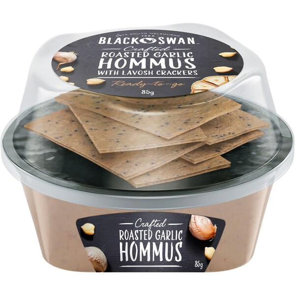 Black Swan Grab And Go Roasted Garlic Hommus 85g