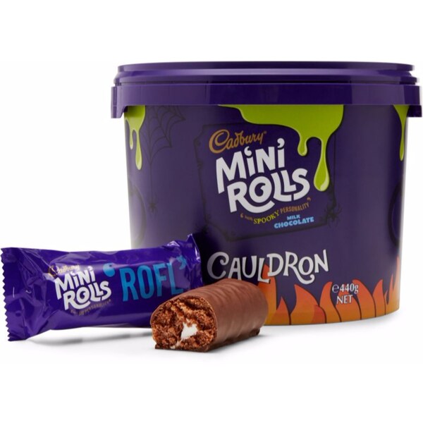 Cadbury Mini Roll Cauldron 18pk