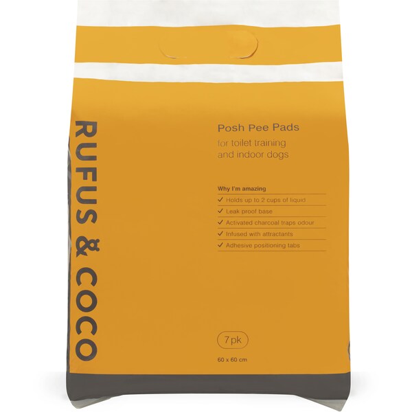 Rufus & Coco Posh Pee Pet Pads 7 Pack
