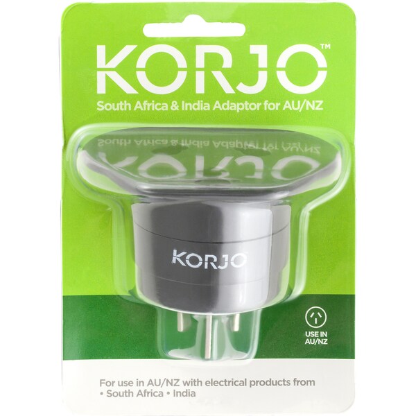 Korjo South Africa & India Adaptor For Au/Nz Each