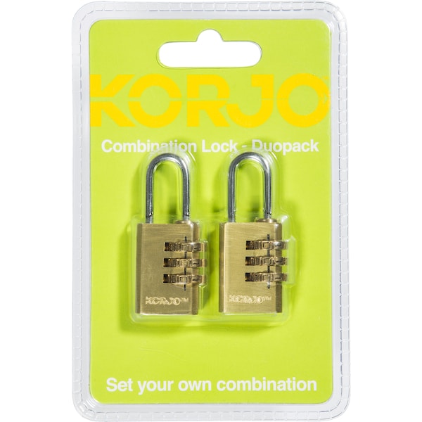 Korjo Combination Lock 2 Pack