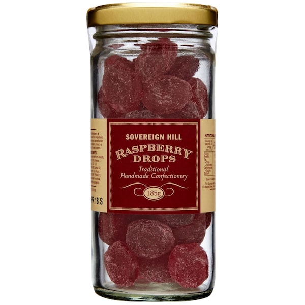 Sovereign Hill Raspberry Drops 185g