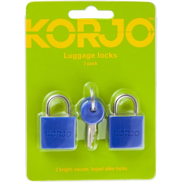Korjo Luggage Lock With Key 2 Pack