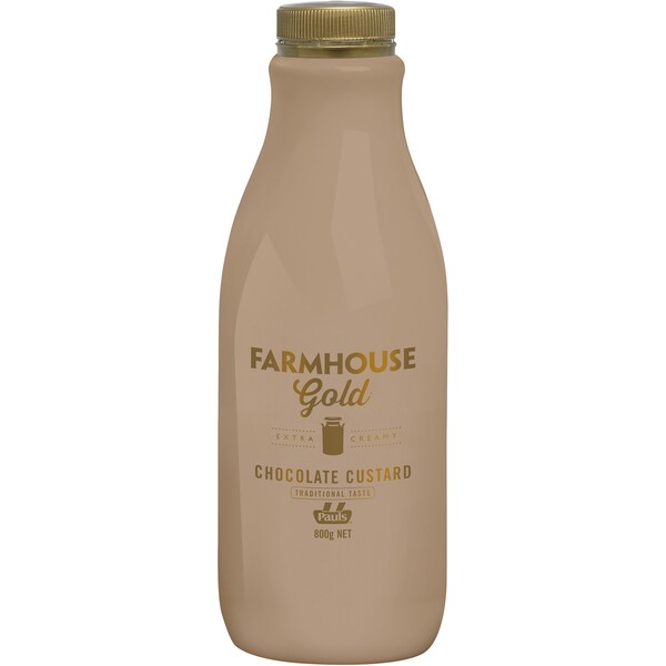 Pauls Farmhouse Gold Chocolate Custard 800g
