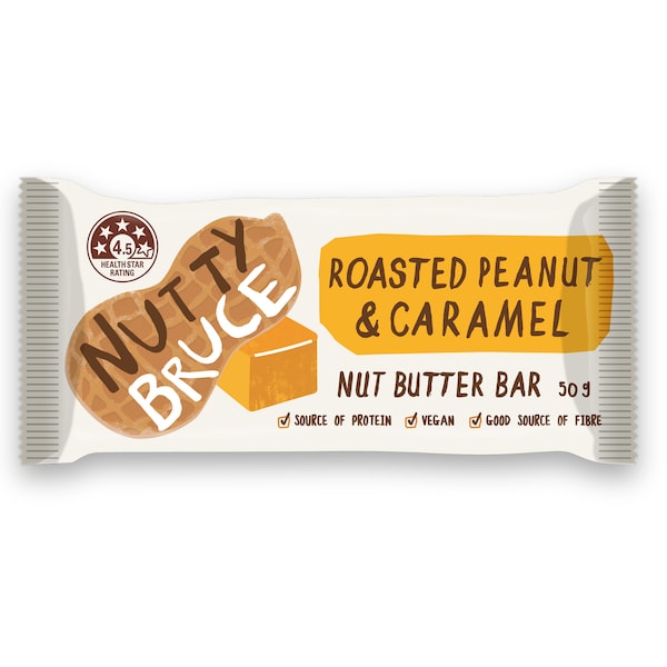Nutty Bruce Peanut Caramel Butter Bar 50g