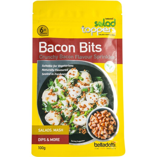 Belladotti Salad Toppers Bacon Bits Crunchy Seasoned Sprinkles 100g
