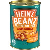 Heinz Beanz Canned Baked Beans In Ham Sauce