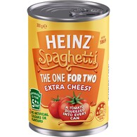 Heinz Extra Cheesy Canned Spaghetti Pasta