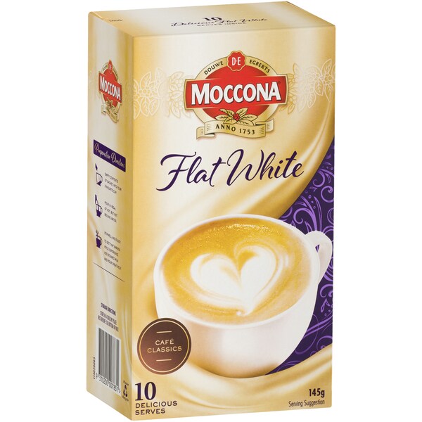 Moccona Flat White 10 pack