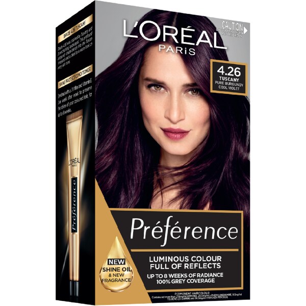 L'Oreal Preference Pure Burgundy 4.26 Each