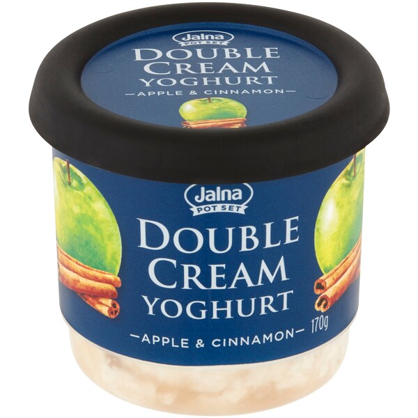 Jalna Double Cream Yoghurt Apple Cinnamon 170g
