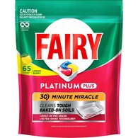 Fairy Platinum Plus Lemon Dishwashing Tablets