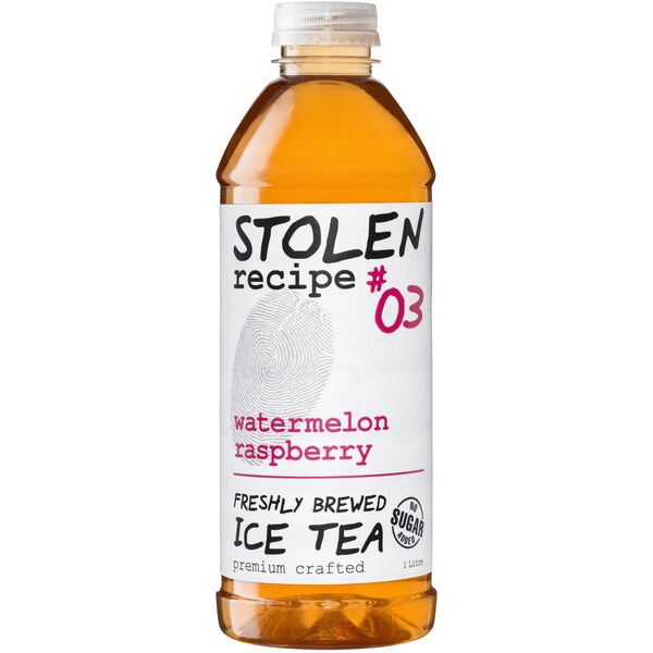 Stolen Recipe Organic Iced Tea Watermelon Raspberry 1l