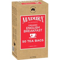 Madura Organic English Breakfast Tea Bags