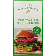 Linda Mccartney's Vegetarian Burger Patties Frozen Meal
