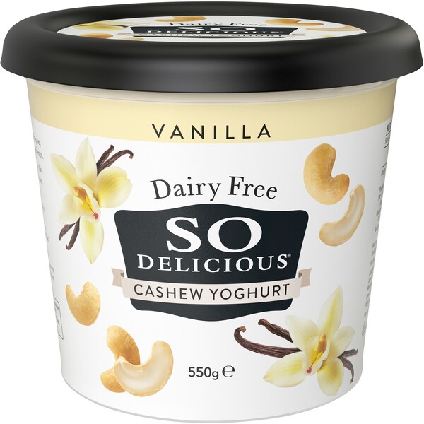 So Delicious Dairy Free Cashew Yoghurt Vanilla 550g