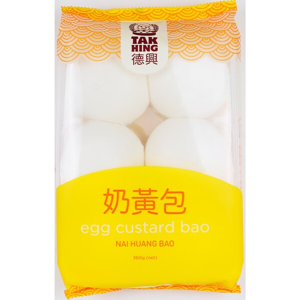 Tak Hing Egg Custard Bao 6 Pack