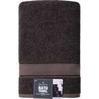 Inspire Premium Bath Towel Charcoal Charcoal